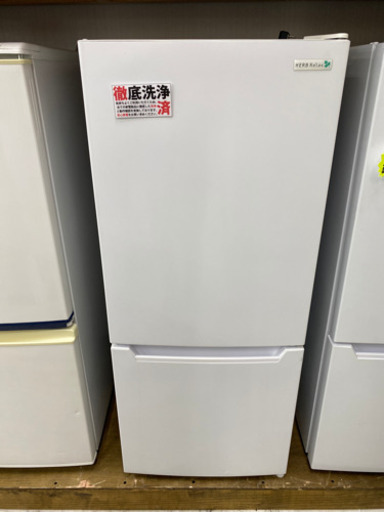 値下げしました♬2019年製 HerbRelax 2ドア冷凍冷蔵庫 117L