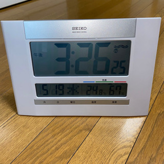 SEIKO電波時計　　置き時計