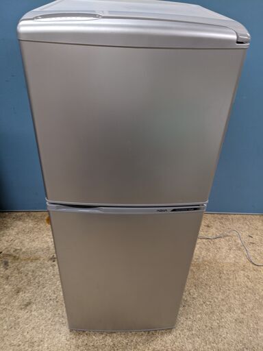 (売約済み)AQUA アクア ノンフロン冷凍冷蔵庫 137L 2017年製 大阪市内 引取歓迎 OSAQR-14E1(S)