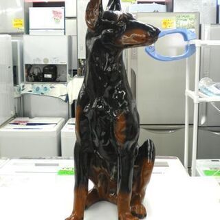 ドーベルマン 犬の置物 オブジェ 置物 犬 インテリア 札幌市 西岡店