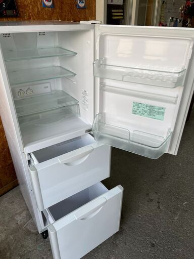 Q1017 ダイウ/大宇 2012年製 2ドア冷蔵庫 340L KRF-340GB 送料B 札幌