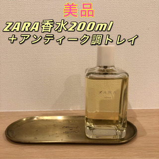 【決定】ZARA香水＋アンティーク調  アイアン ゴールド 