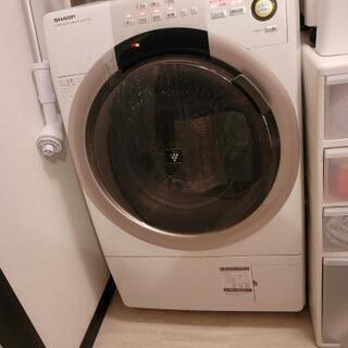 シャープ　ドラム式洗濯機　乾燥機能付き