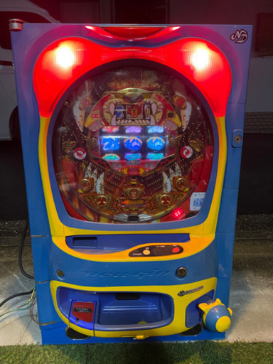 【激レア】CR猛烈牙王MA 24V パチスロ ぱちんこ パチンコ 実機 循環加工無し ニューギン レトロ パチンコ実機