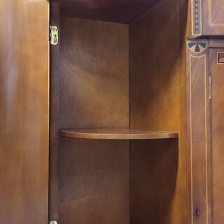 アンティーク 木製 象嵌家具 チェスト キャビネット レトロ イタリア
