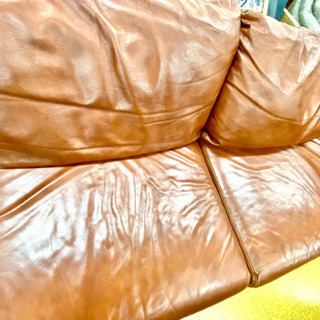 【デザイナーズソファ】2人〜2.5人掛け モダン 革製