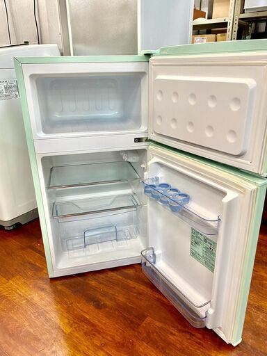 A-stage 冷蔵庫 直冷式☆ノンフロン 85ℓ - 冷蔵庫 