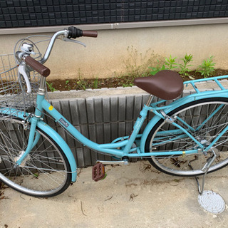 水色　自転車