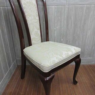 ss2442　札幌市内・札幌近郊限定　マルニ　ダイニング7点セット 　maruni　ブリティッシュコレクション　伸長テーブル 　椅子　6脚　いす　イス　エクステンション　食卓セット 　洋風　肘なし椅子　アームレス　布張りチェア