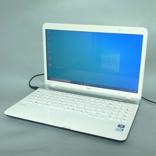 1台限定 送料無料 ノートパソコン 中古良品 Windows10 15.6型 NEC PC-LS150F26W Pentium 4GB 500G DVDRW 無線LAN LibreOffice済 即使用可能