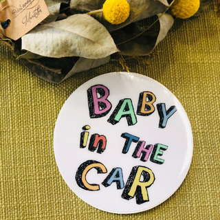 Baby in the car マグネットステッカー