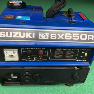 終了しました、ポータブル発電機  SUZUKI スズキ SX65...