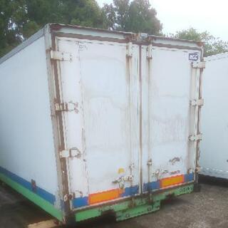 香取市山之辺】No.B-36 ワイド幅 床は縞板鉄板 保冷コンテナ 長さ約