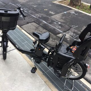 地域限定送料無料　パナソニック　ギュットミニ　三人乗り　16AH　黒　キッスミニ　ビッケポーラー　神戸市　電動自転車