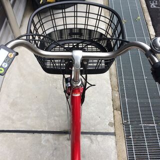 地域限定送料無料 ヤマハ パス ナチュラ 12,3AH 24インチ 赤 アシスタ