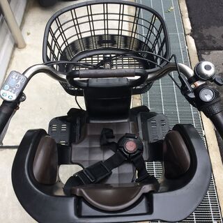 地域限定送料無料 ヤマハ ラフィーニ バッテリー新品 三人乗り 子供