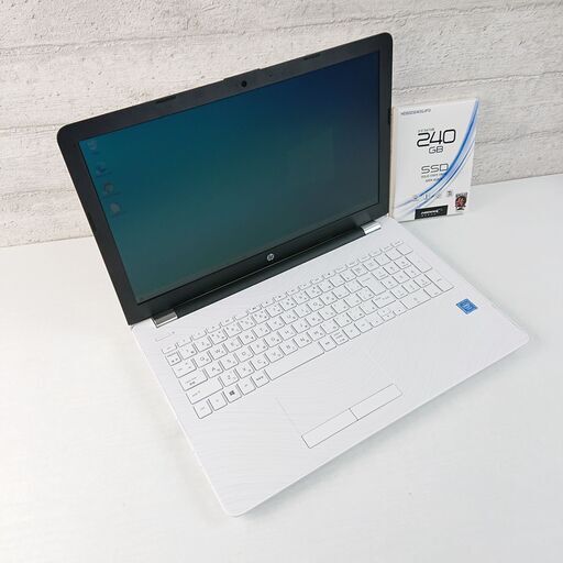 高速起動 HP 15-bs005TU  ノートPC 新品SSD 240GB Celeron N3060 1.60GHz-2.48GHz 15.6インチ メモリ4GB パソコン