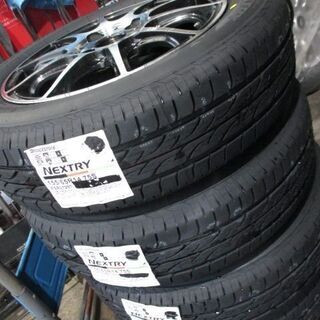来店取付けOK】新品タイヤ&中古アルミセット 155/65R14 軽自動車 