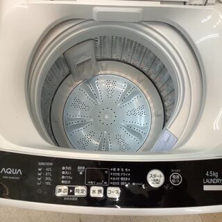 AQUA/アクア 4.5kg 洗濯機 AQW-S45EC 2018年製【ユーズドユーズ