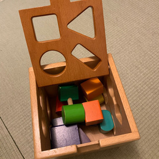 木製玩具　型はめ　おもちゃ　ニチガンオリジナル