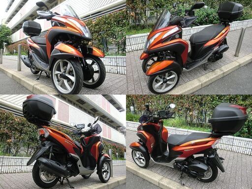 ☆普通免許仕様トリシティ125ワイドトレッド 走行5万kmも消耗