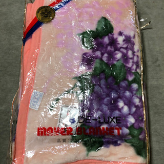 毛布(ピンク・グローバルキャメル1/2) 140×200 新品未...
