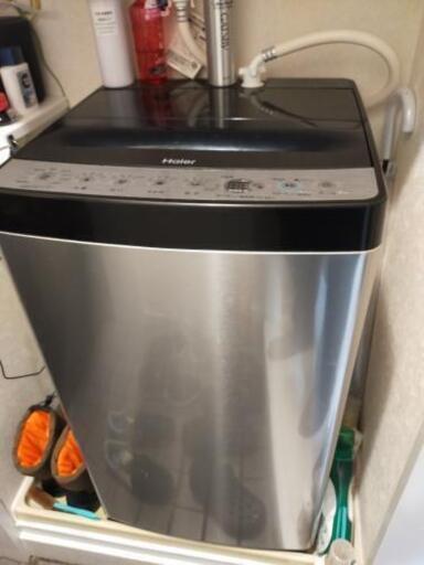 【使用期間4カ月／19900円／値下げしました】ハイアール全自動洗濯機 5.5L 2020年製