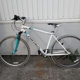 格安 中古自転車 クロスバイク 9280円 21段切替 700C...