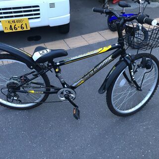 ★中古・美品★サイクルあさひ　サイバーギミック24インチ自転車　子供用