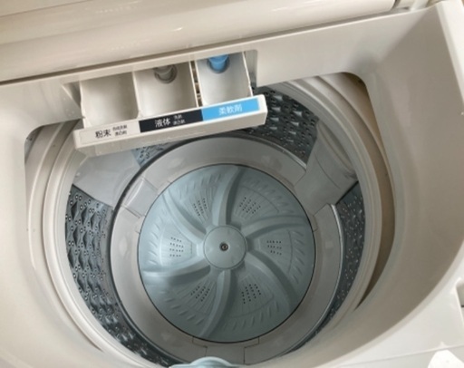 【RKGSE-538】特価！東芝/7kg/全自動洗濯機/AW-7D6/中古/2017年製/当社より近隣地域無料配達
