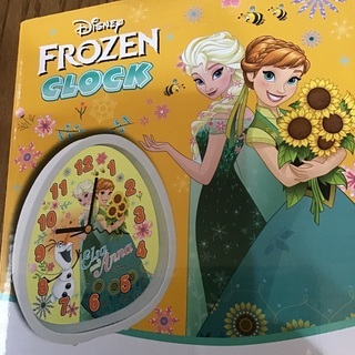 Disney アナと雪の女王　置き時計　新品