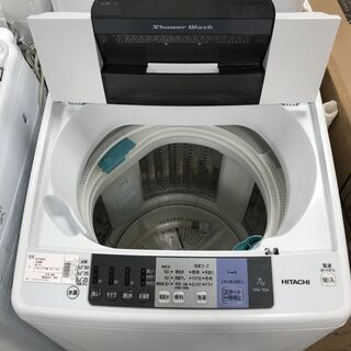 6か月間動作保証付き HITACHI 洗濯機 7.0kg 2017年製【トレファク南柏