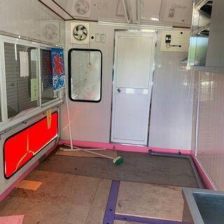 《お引き取り限定》日本FRP製　カプセル店舗ユニ　仮設店舗　ユニットハウス　 コンテナハウス
