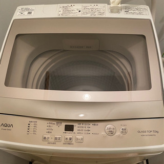 アクア洗濯機　一人暮らし用