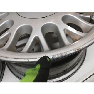 ボルボ 純正15インチアルミホイール タイヤ付 693 ☆VOLVO 超希少 