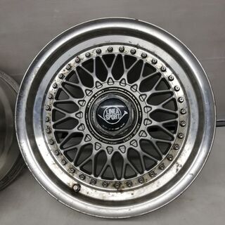 ★希少品★ 15X7J LINEA SPORT リネア スポーツ 4H 5H -114.3 2ピースホイール made in ジャパン メッシュ 4本   ～横浜市旭区 ズーラシア近く～