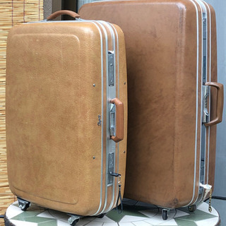 大小スーツケース2個セット（鍵付き）