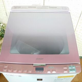 hシャープ ES-PX8C-P [縦型洗濯乾燥機 洗濯8.0kg 乾燥4.5kg ピンク系