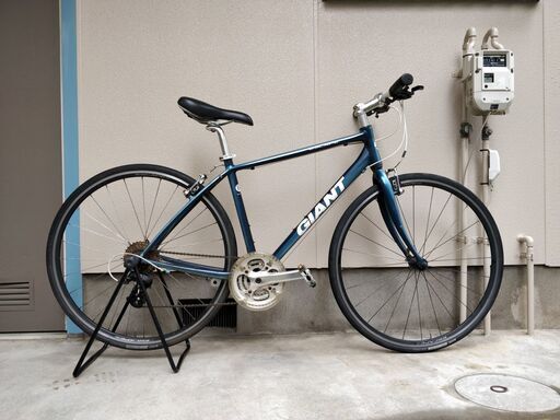 クロスバイク escape r3 ブルー 乗って帰れます - 埼玉県の自転車