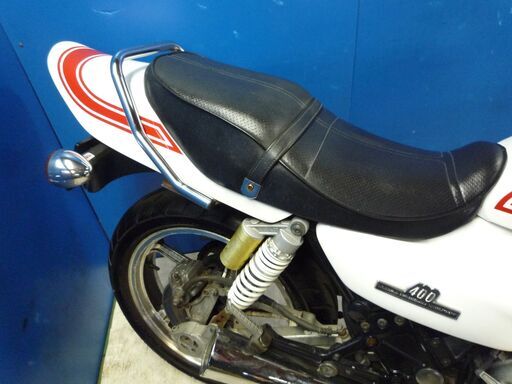 KAWASAKI ゼファー400-2 白/赤 車検残R5/1月 名変で乗れる 春の