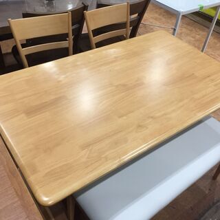愛品館市原店】ベンチダイニング4点セット【管理IDS007609-104】
