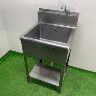 業務用 ステンレス 1槽シンク流し台 蛇口付き 店舗 飲食店
