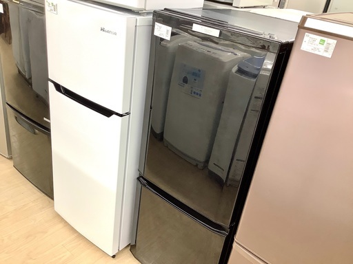 6ヵ月保証付！2017年製 MITSUBISHI(三菱)の2ドア冷蔵庫「MR-P15A-B」