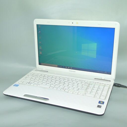 1台限定 送料無料 新品SSD搭載 ノートパソコン 中古良品 Win10 15.6型 東芝 T451/E34EW Core i3 4GB DVDRW 無線LAN webカメラ LibreOffice