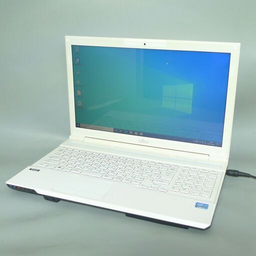 1台限定 送料無料 ノートパソコン 中古良品 Win10 15.6型 富士通 AH45/K Core i3 4GB 750G BD-R 無線LAN Bluetooth webカメラ LibreOffice