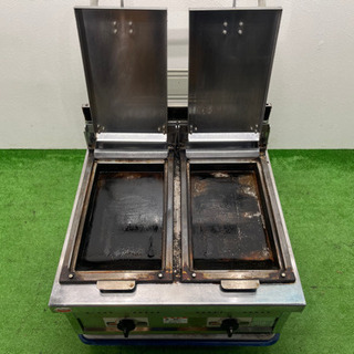 マルゼン/Maruzen 業務用 ギョーザ焼き機器 2連 都市ガス用 