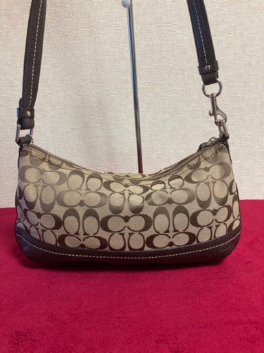 5MKO362  COACH ショルダーバッグ 茶色 シンプル