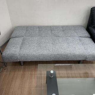 ソファ ベッド ニトリ グレー ２ウェイ 定価30454円