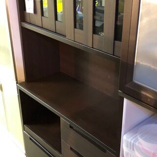 ☆中古激安！！￥21,800！！ 家具 キッチンボード 重厚なセピア色 