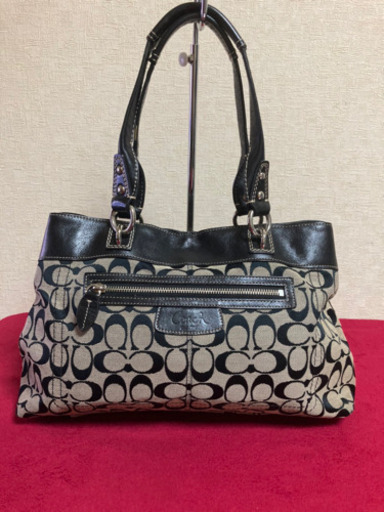 5MKO369   COACH ボストンバッグ 大きめ 黒